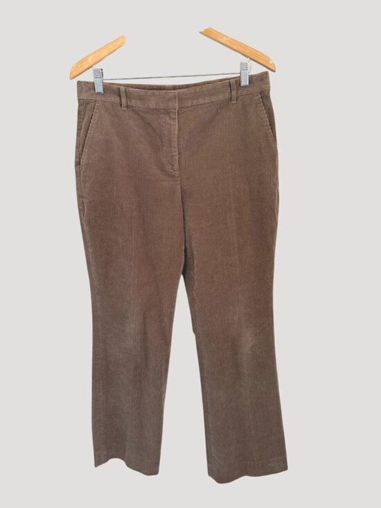 Brooks Brothers Pants - Brooks Brothers Brown Corduroy Pants Womens Size 10 Straight Leg Cotton Blend